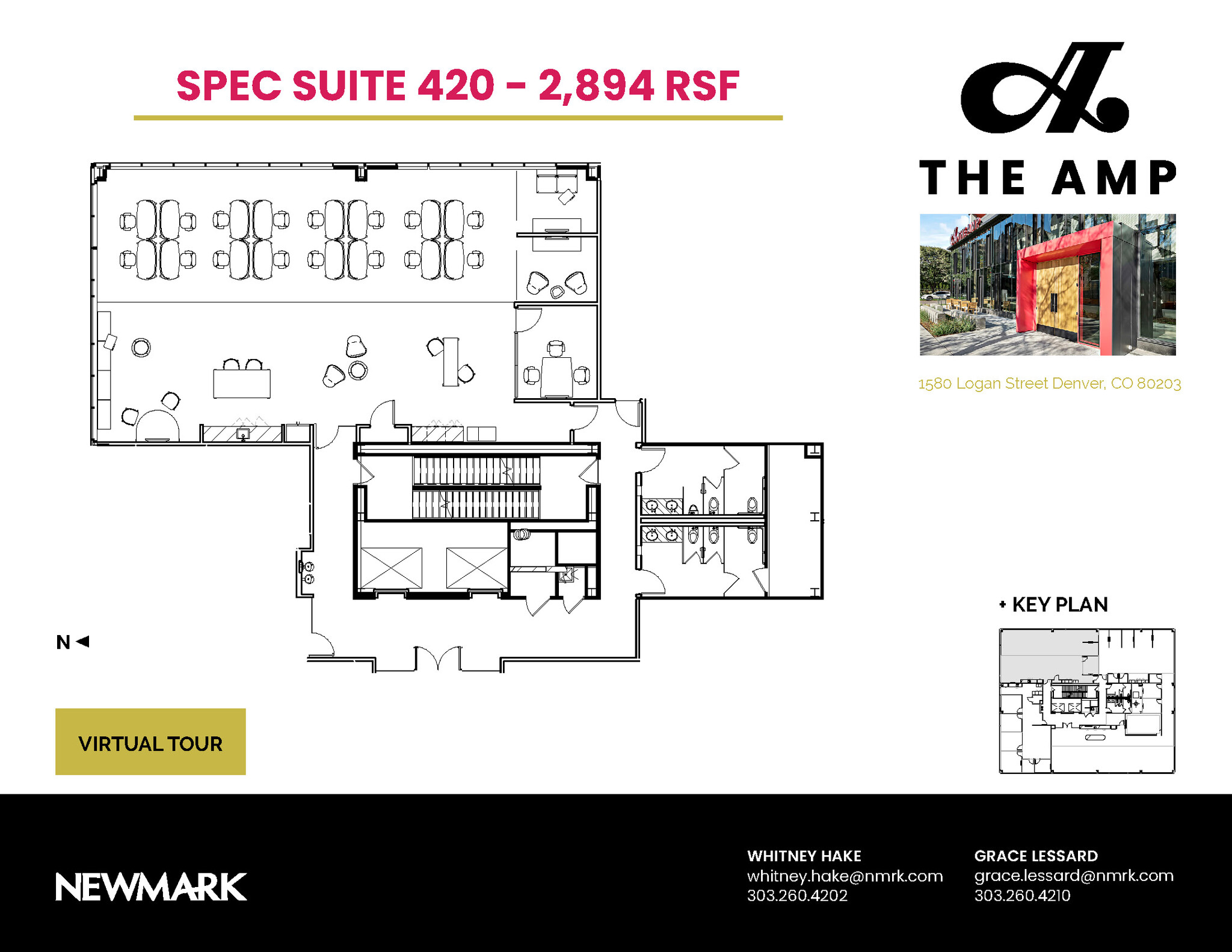 1580 N Logan St, Denver, CO en alquiler Plano de la planta- Imagen 1 de 1