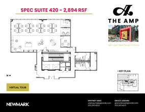 1580 N Logan St, Denver, CO en alquiler Plano de la planta- Imagen 1 de 1