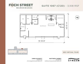 821-1075 Foch St, Fort Worth, TX en alquiler Plano de la planta- Imagen 1 de 1