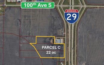 I-29 & 100th Ave S, Horace, ND - VISTA AÉREA  vista de mapa