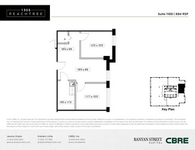 1355 Peachtree St NE, Atlanta, GA en alquiler Plano de la planta- Imagen 1 de 1