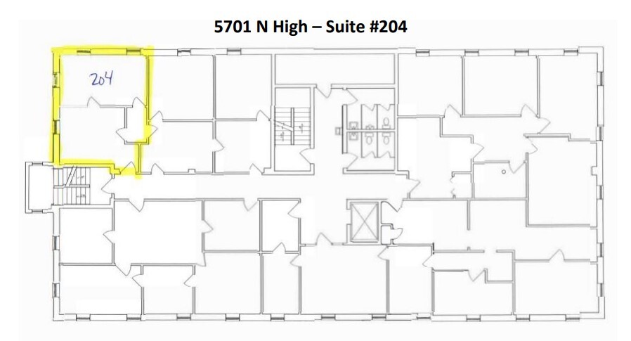 5701 N High St, Worthington, OH en alquiler Plano de la planta- Imagen 1 de 1