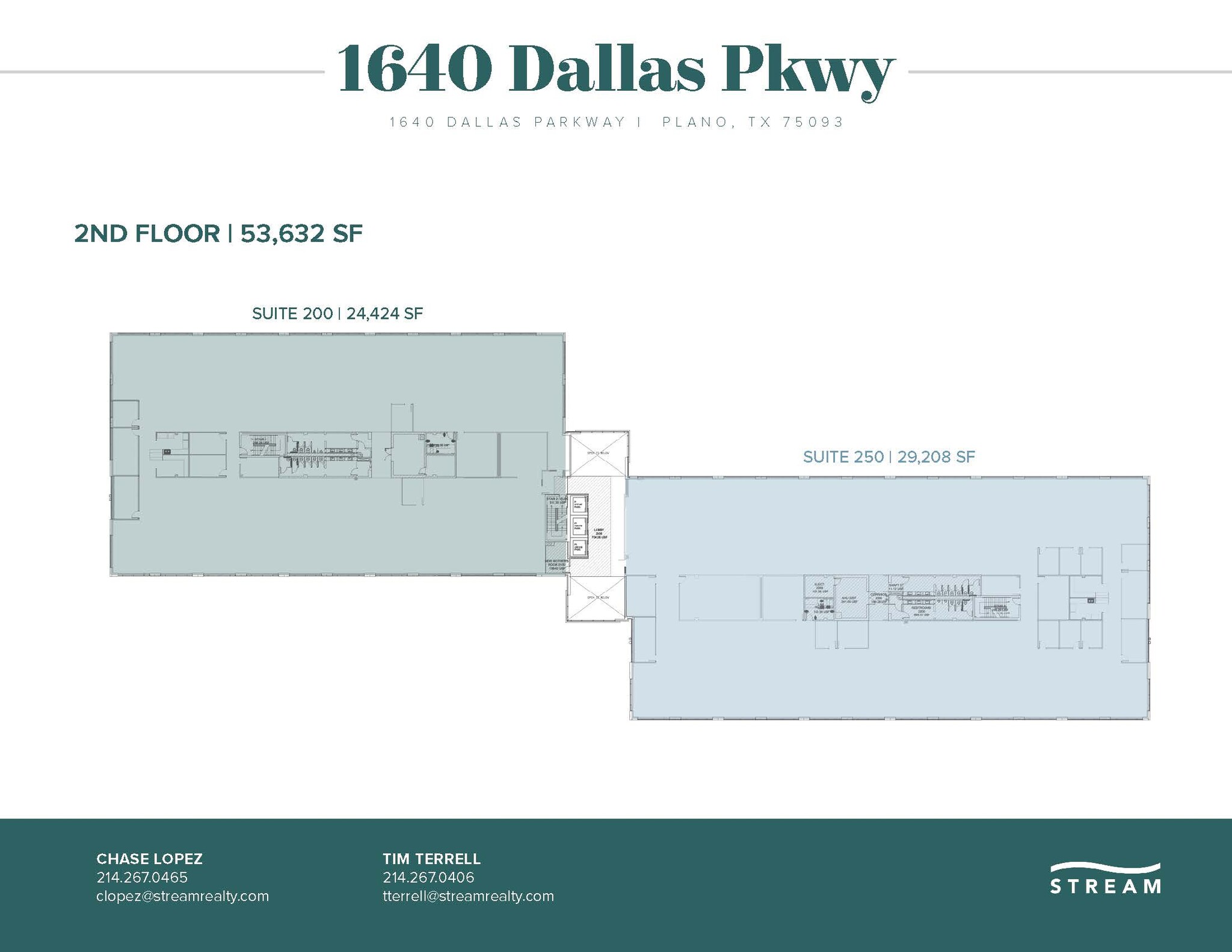 1640 Dallas Pky, Plano, TX en alquiler Plano de la planta- Imagen 1 de 2