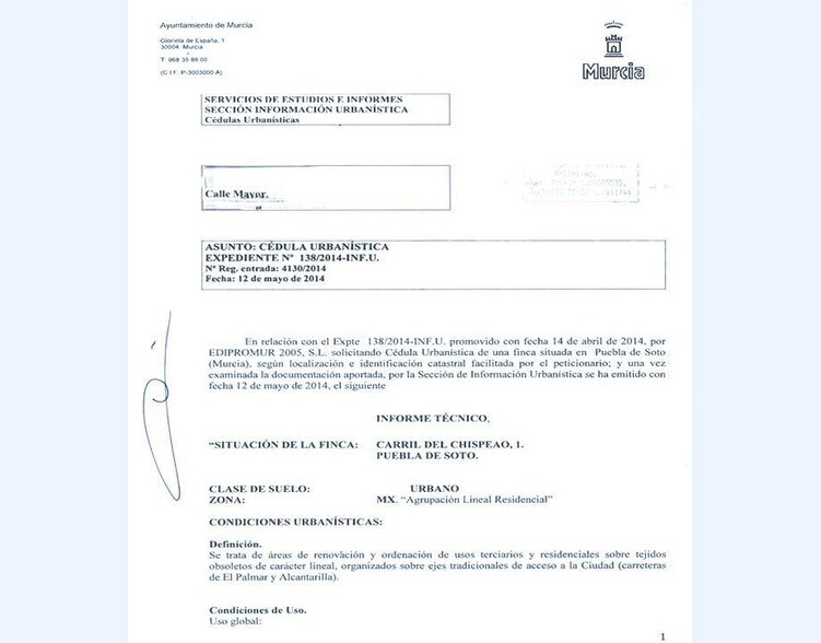 Carril del Chispeao, 1, Murcia, Murcia en venta - Foto del edificio - Imagen 1 de 6