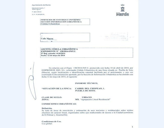 Más detalles de Carril del Chispeao, 1, Murcia - Terreno en venta