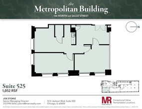 134 N LaSalle St, Chicago, IL en alquiler Plano de la planta- Imagen 1 de 6