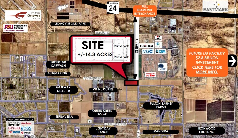 SW Germann & Signal Butte, Queen Creek, AZ en venta - Foto del edificio - Imagen 1 de 4