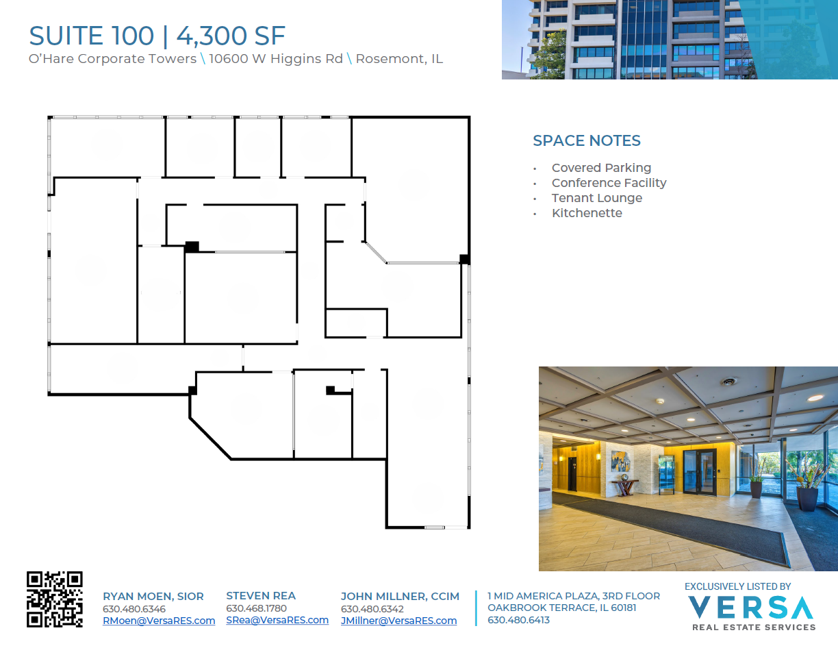 10600 W Higgins Rd, Rosemont, IL en alquiler Plano de la planta- Imagen 1 de 1