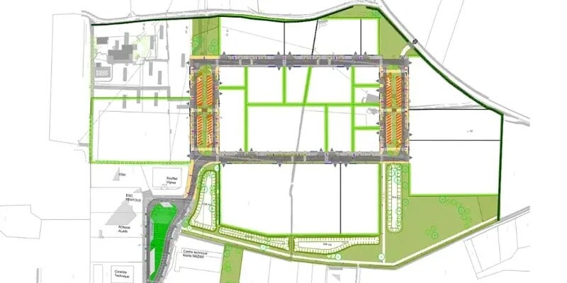 Terreno en Mazan en venta - Plano del sitio - Imagen 2 de 2