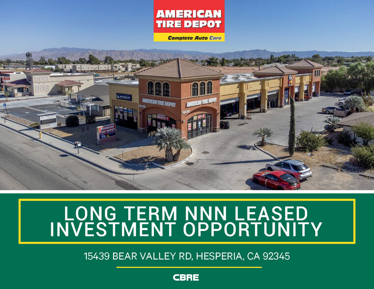 15439 Bear Valley Rd, Hesperia, CA en venta - Foto del edificio - Imagen 1 de 13