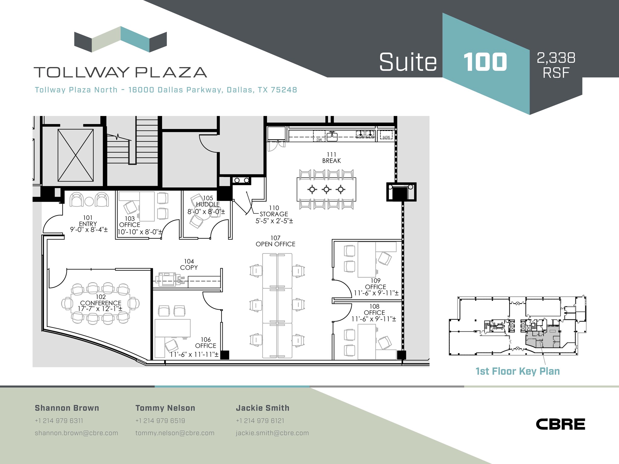 16000 N Dallas Pky, Dallas, TX en alquiler Plano de la planta- Imagen 1 de 2