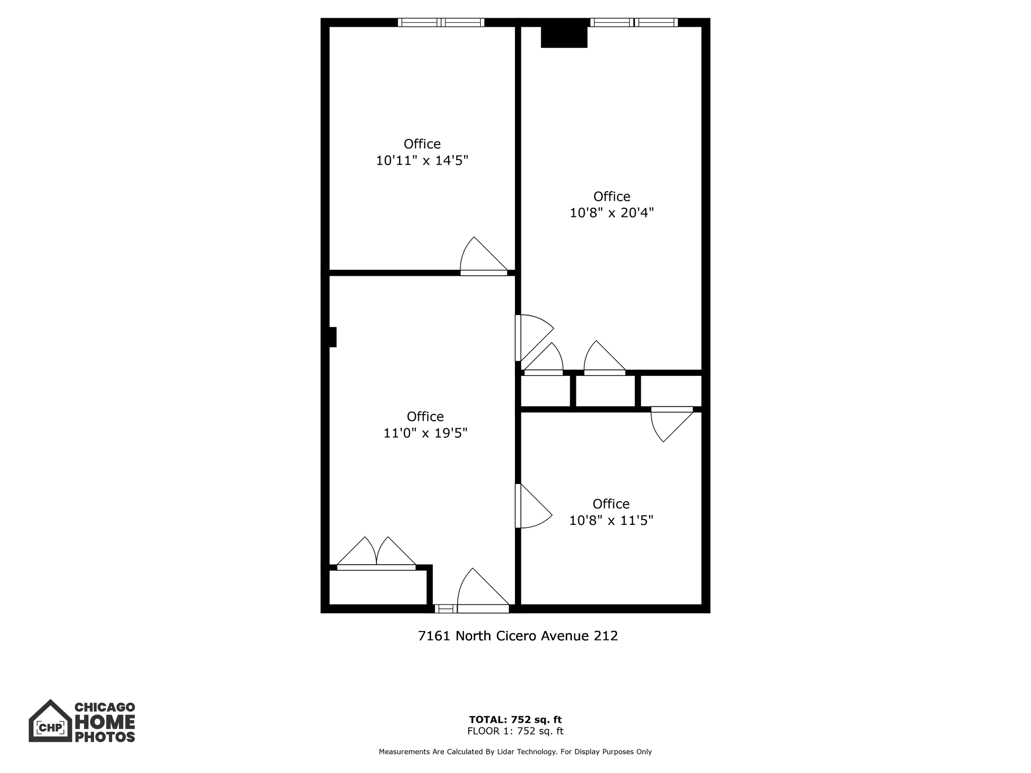 7161 N Cicero Ave, Lincolnwood, IL en alquiler Plano de la planta- Imagen 1 de 1