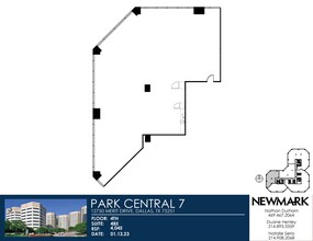 12750 Merit Dr, Dallas, TX en alquiler Plano de la planta- Imagen 1 de 1