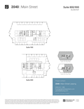 2040 Main St, Irvine, CA en alquiler Plano de la planta- Imagen 2 de 2