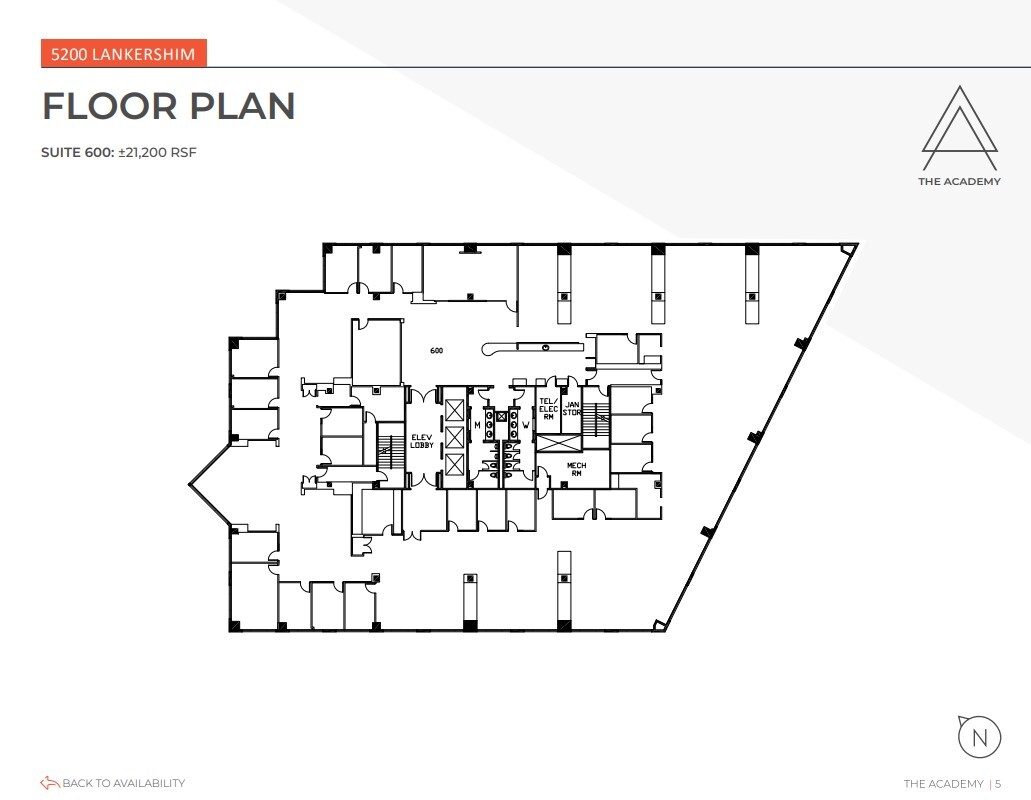 5200 Lankershim Blvd, North Hollywood, CA en alquiler Plano de la planta- Imagen 1 de 1