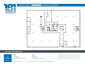 181 Inverness Dr W, Englewood, CO en alquiler Plano de la planta- Imagen 2 de 2