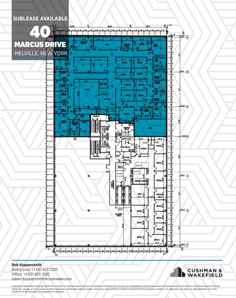 40 Marcus Dr, Melville, NY en alquiler Plano de la planta- Imagen 1 de 1