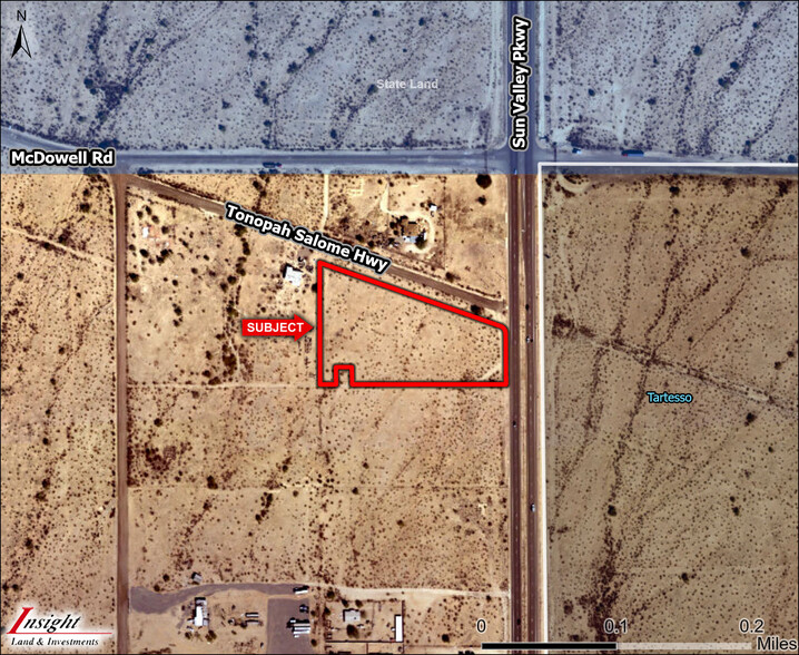 Sun Valley Pkwy & Tonopah Salome Hwy, Buckeye, AZ en venta - Vista aérea - Imagen 1 de 4