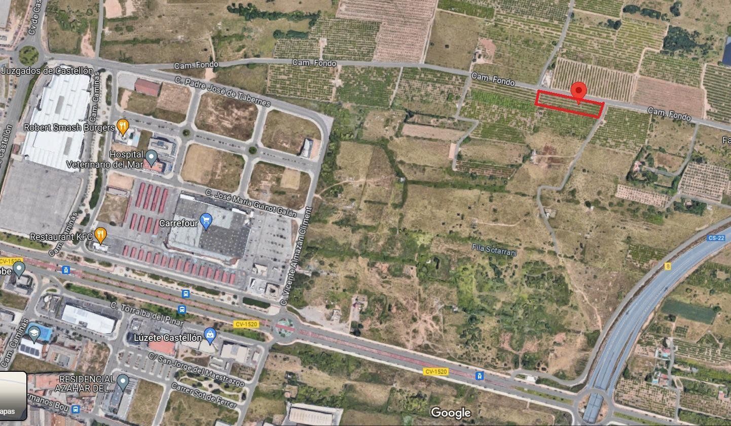Terreno en Castelló de la Plana en venta Plano de la planta- Imagen 1 de 4