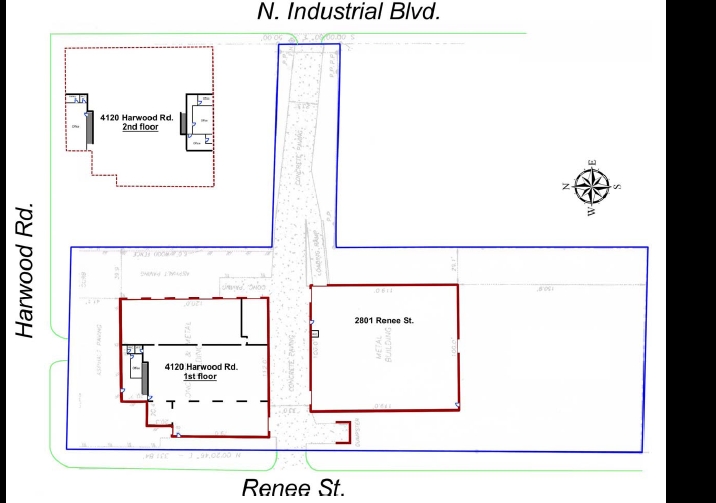 4120 Harwood Rd, Bedford, TX en alquiler - Plano del sitio - Imagen 3 de 3