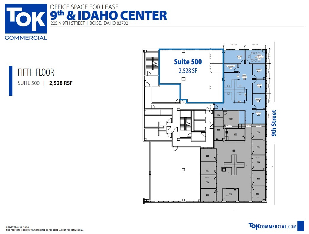 225 N 9th St, Boise, ID en alquiler Plano de la planta- Imagen 1 de 1