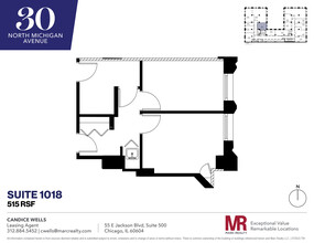 30 N Michigan Ave, Chicago, IL en alquiler Plano de la planta- Imagen 1 de 1