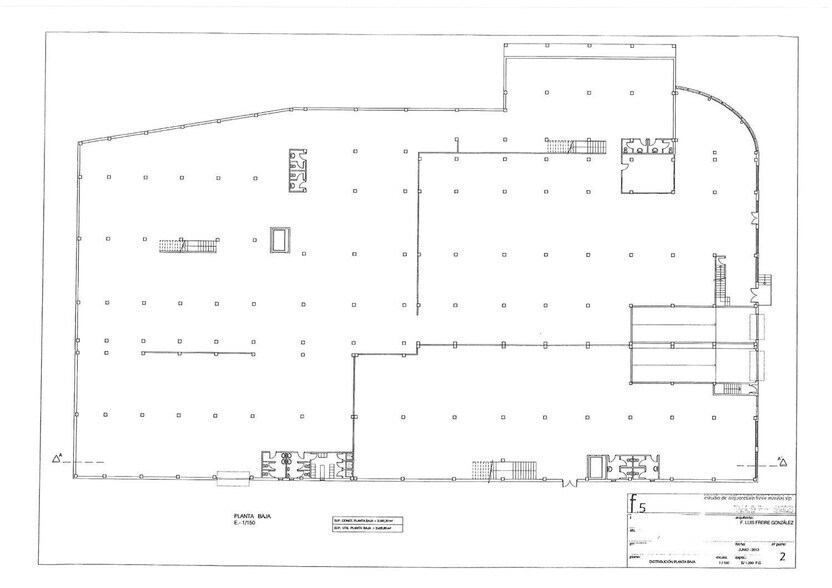 Nave en Arteixo, La Coruna en alquiler - Plano de la planta - Imagen 2 de 8