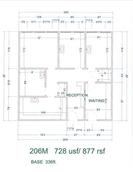 20905 Greenfield, Southfiled, MI en venta - Plano de la planta - Imagen 2 de 21