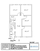 3330 Old Glenview Rd, Wilmette, IL en alquiler Plano de la planta- Imagen 1 de 1