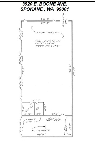 3920 E Boone Ave, Spokane, WA en venta - Plano de la planta - Imagen 2 de 3