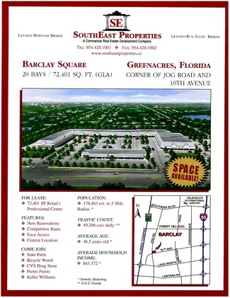 Más detalles para 2902-2990 Jog Rd, Greenacres, FL - Oficina/Local en alquiler