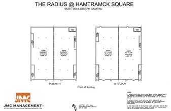 9638-9644 Joseph Campau St, Hamtramck, MI en alquiler Plano de la planta- Imagen 2 de 3