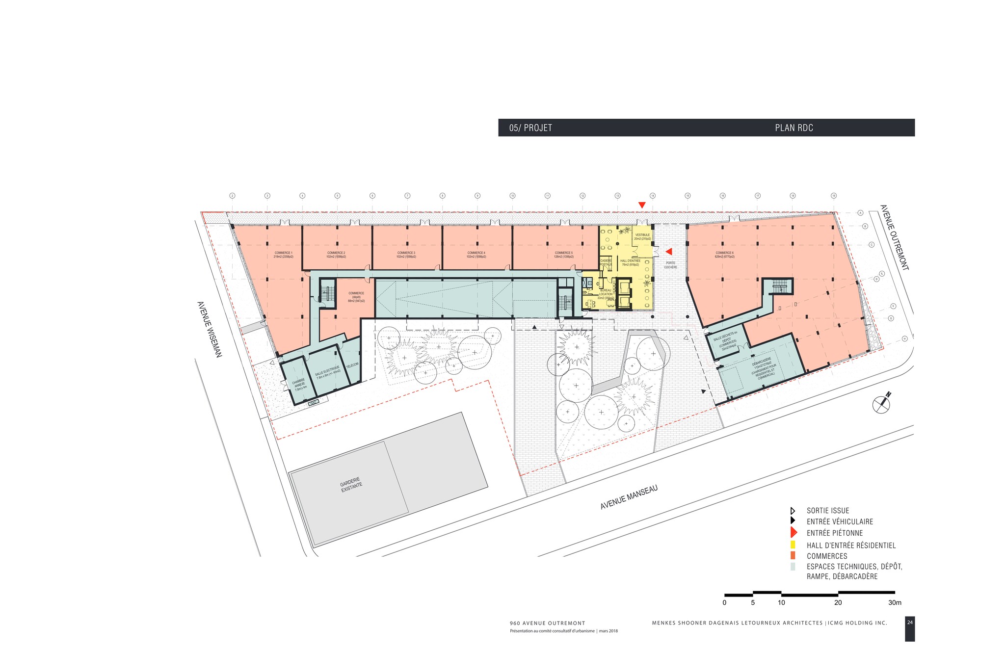 1300 Av Thérèse-Lavoie-Roux, Outremont, QC en alquiler Plano del sitio- Imagen 1 de 2