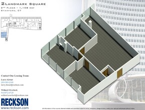 1 Landmark Sq, Stamford, CT en alquiler Plano de la planta- Imagen 1 de 1