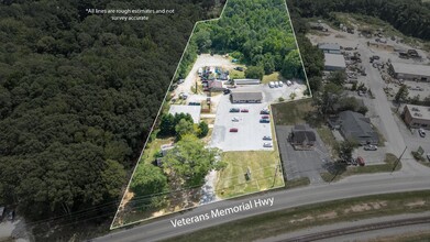 12751 Veterans Memorial Hwy, Douglasville, GA - VISTA AÉREA  vista de mapa - Image1