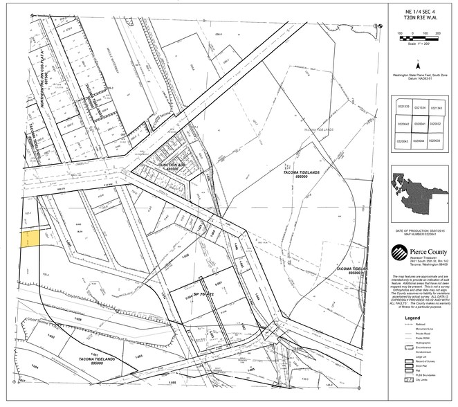 1200 E D St, Tacoma, WA en alquiler - Plano de solar - Imagen 3 de 3