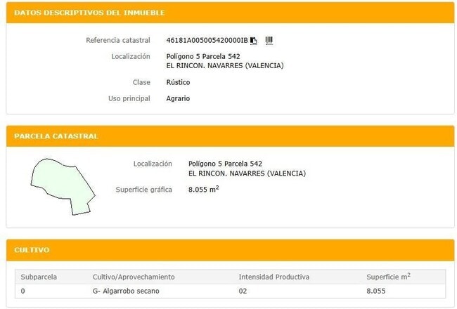 Más detalles de Navarres, Comunidad Valenciana, 09, València - Terreno en venta