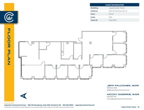 825 NE Multnomah St, Portland, OR en alquiler Plano de la planta- Imagen 1 de 1