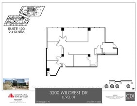 3200 Wilcrest Dr, Houston, TX en alquiler Plano de la planta- Imagen 1 de 1