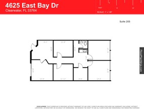 4625 East Bay Dr, Clearwater, FL en alquiler Plano de la planta- Imagen 1 de 6