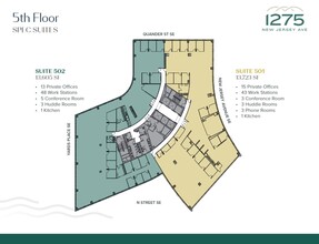 1275 New Jersey Ave SE, Washington, DC en alquiler Plano de la planta- Imagen 1 de 1