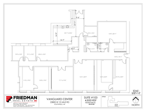 23800 W 10 Mile Rd, Southfield, MI en alquiler Plano de la planta- Imagen 1 de 2