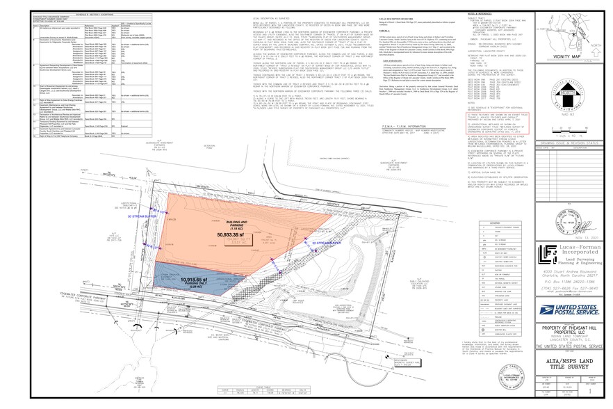 1100 Edgewater Corporate Pky, Indian Land, SC en venta - Plano del sitio - Imagen 2 de 2