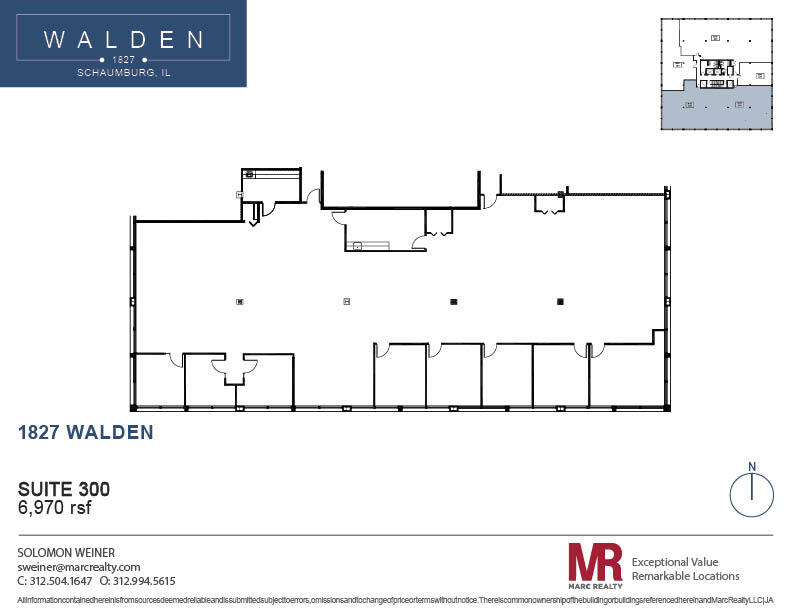 1827 Walden Office Sq, Schaumburg, IL en alquiler Plano de la planta- Imagen 1 de 7