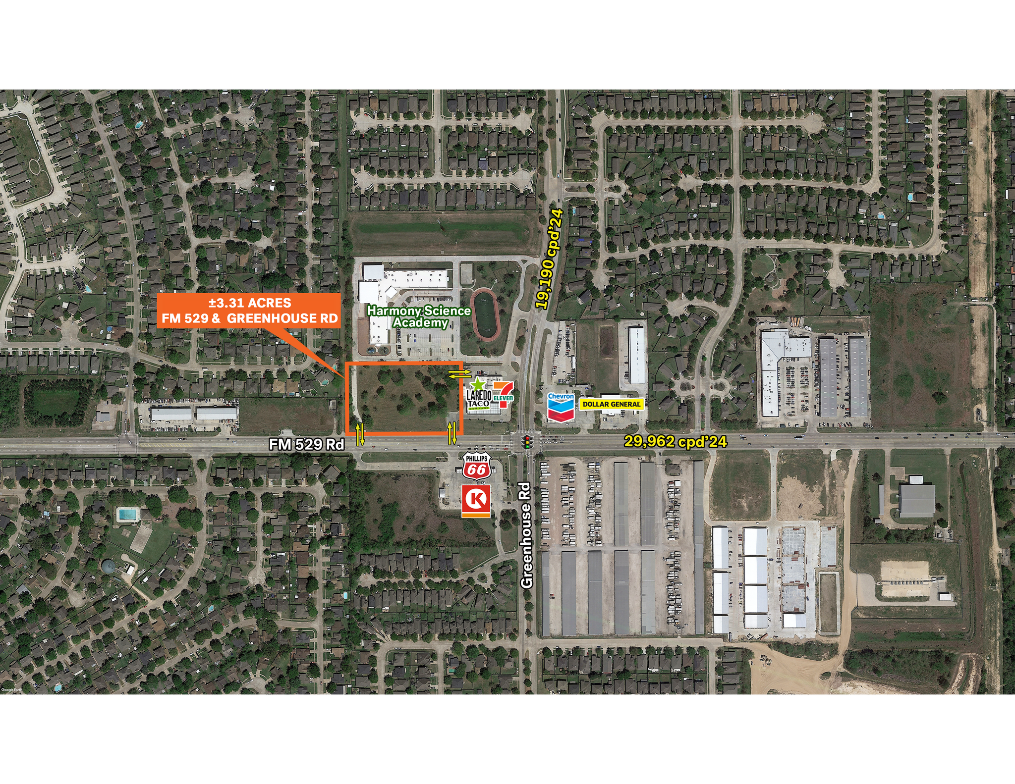 FM 529 Rd & Greenhouse Rd, Cypress, TX en venta Foto del edificio- Imagen 1 de 2