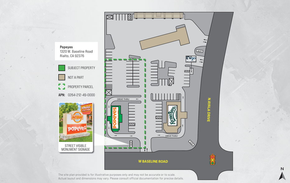 1320 W Baseline Rd, Rialto, CA en venta - Plano del sitio - Imagen 2 de 6