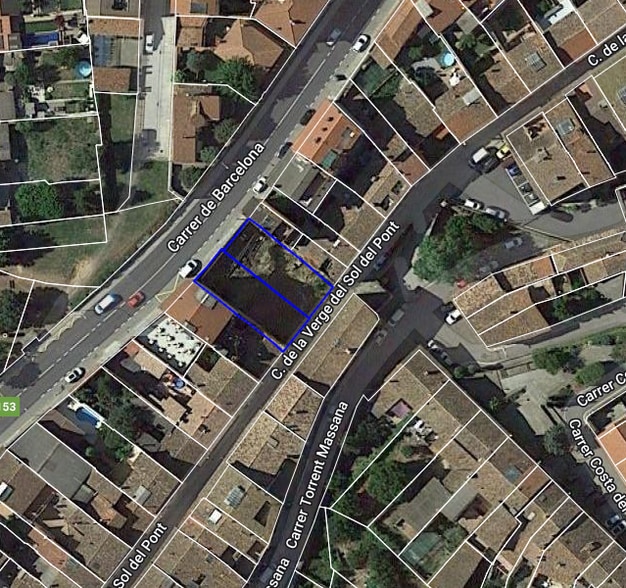 Carrer de la Verge del Sol del Pont, 58, Roda de Ter, Barcelona en venta - Plano de solar - Imagen 2 de 2