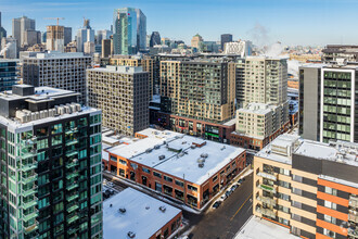 170-180 Rue Peel, Montréal, QC - VISTA AÉREA  vista de mapa