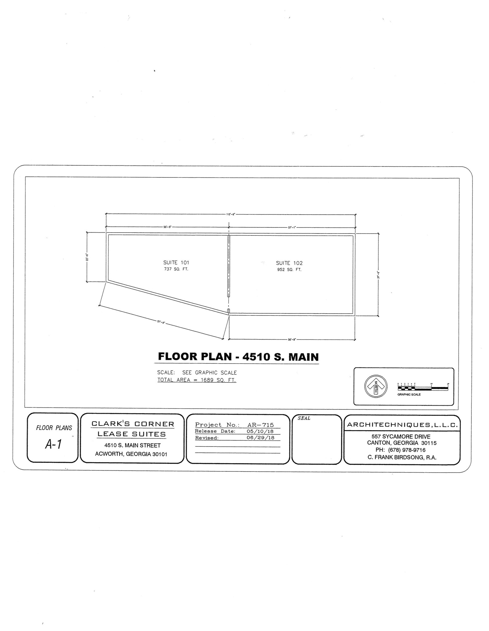 4500 S Main St, Acworth, GA en alquiler Plano del sitio- Imagen 1 de 1