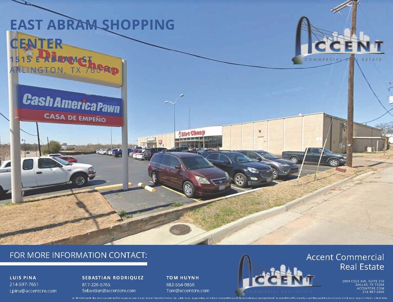 1515 E Abram St, Arlington, TX en venta - Foto del edificio - Imagen 1 de 5